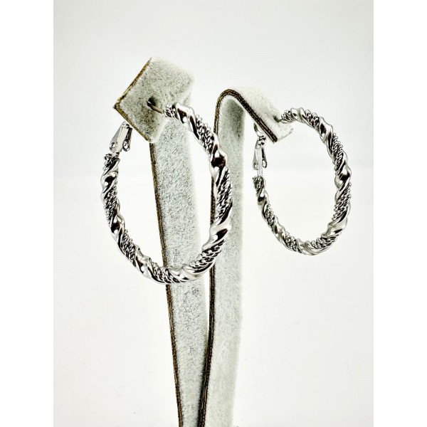 Gümüş Halka Küpe